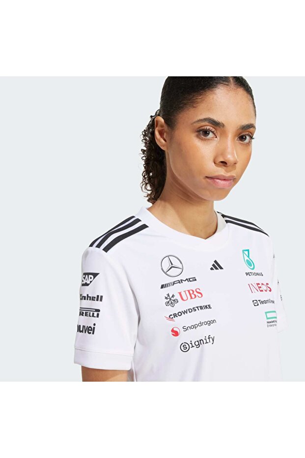 Mercedes - AMG Petronas Formula One Team White Driver Tişört - 3