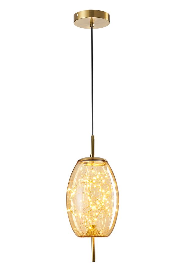 Jasper 10 Watt 3000K Eskitme Bal Camlı Tekli Peri Led Sarkıt Avize - 4