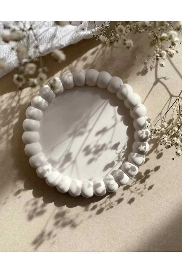 Dekoratif Obje Biblo 3lü Tabak Set - 5