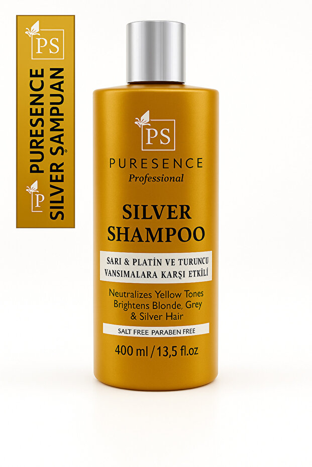 SİLVER ŞAMPUAN TURUNCU KARŞITI 400 ML PURESENCE PROFESSIONAL - 5