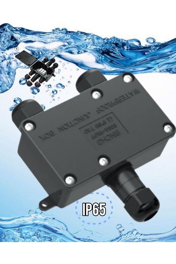 Ip65 Su Geçirmez Buat Kutusu 2 Giriş 1 Çıkış 1 Adet - 1