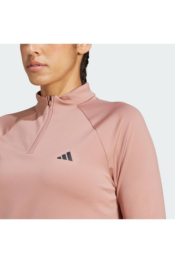 Train Essentials Minimal Branding 1/4-Zip Fermuarlı Üst - 5