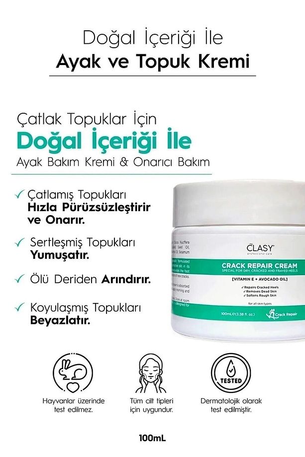 Ayak Ve Topuk Krem.Ayak Kremi.Topuk Kremi.Ayak Bakım Kremi. - 4