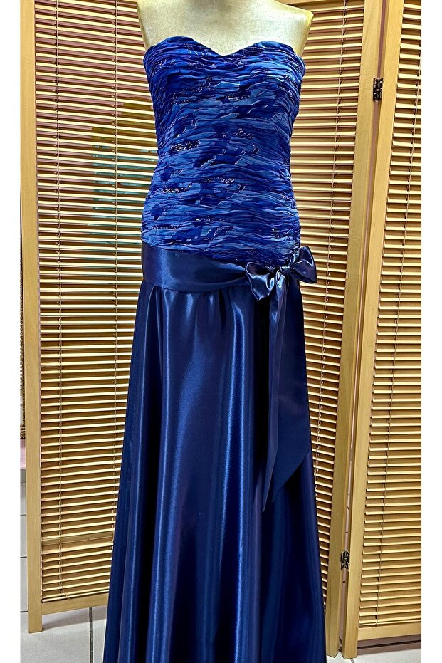 DRAPELİ ELBİSE - 4