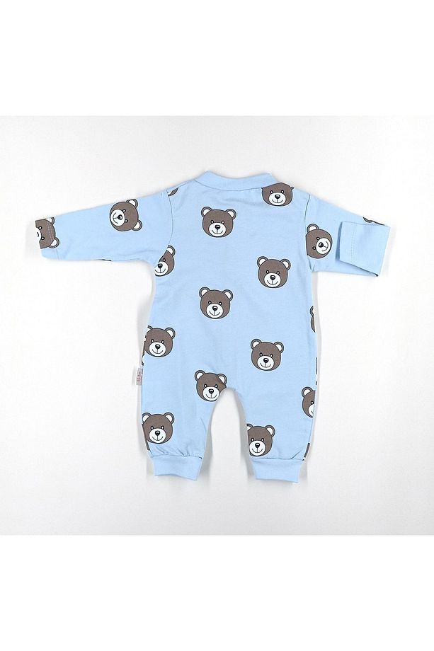 Hobbe Baby Ayıcıklı Tulum 3-6-9 Ay, Yumuşak Dokusu - 5