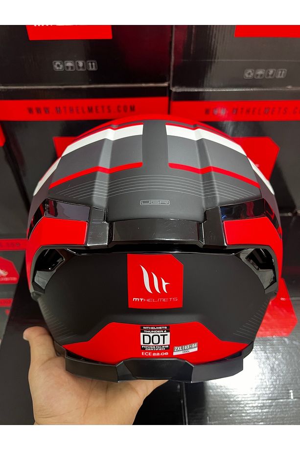 Helmets Thunder 4 Sv b5 r25 (şeffaf vizörlü) kask - 4