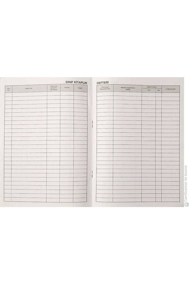 152 Sınıf Kitaplık Defteri Pp Kapak 40 Yp. 20x28 - 2