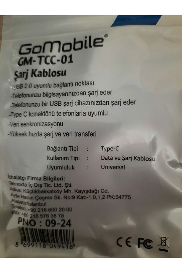 Gomobile Type-c Usb Şarj Kablosu - 4