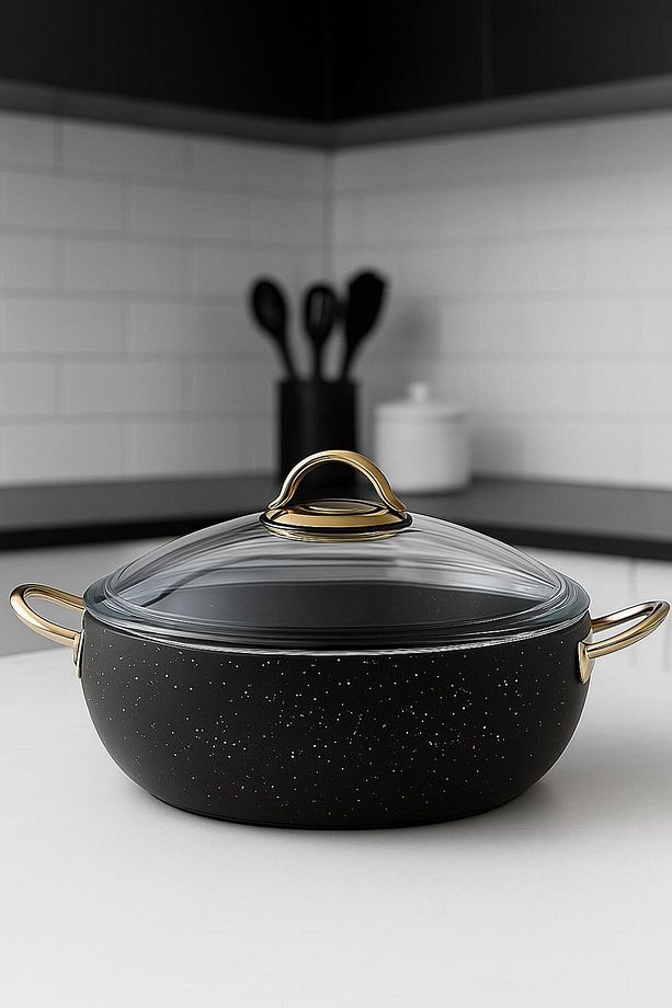 Grano Touch 8 Parça Tencere Seti 2.5 Litre X 4.5 Litre X 5.5 Litre X 7.5 L , Yanmaz Yapışmaz Taban - 4