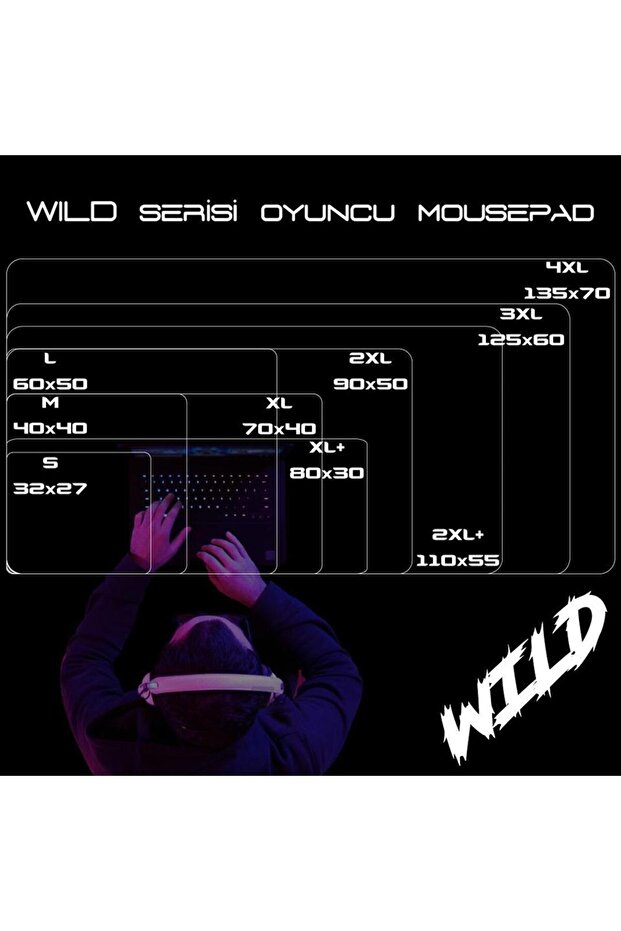 M 40x40 Cm Oyuncu Gaming Mouse Pad - 3