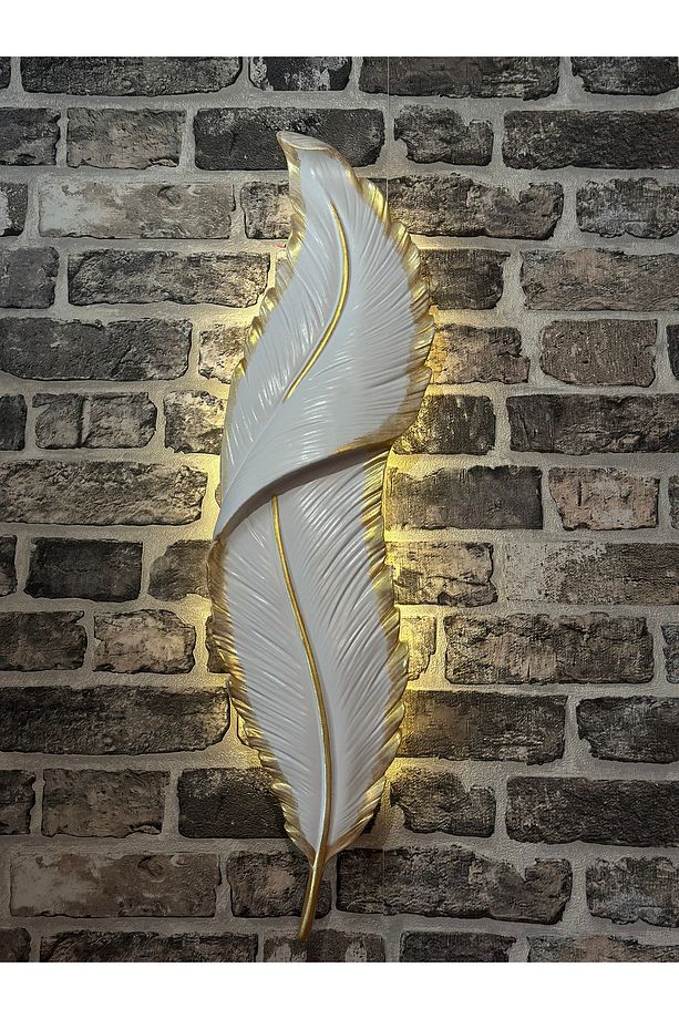 Tüy Aplik Led'li Pilli Dekoratif Duvar Aydınlatma 60x15 - 5