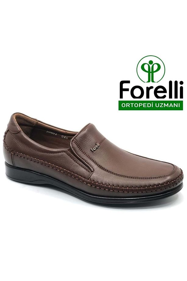 Manyas Hakiki Deri Ortopedik Comfort Erkek Casual Ayakkabı TABA - 1