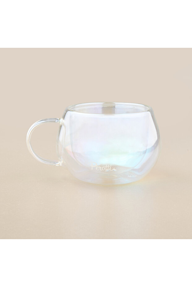 Çift Cidarlı Kupa - Şeffaf - 280 ml - 2