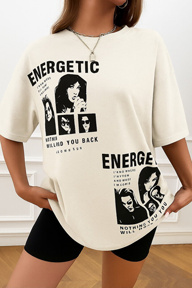 Unisex Cotton Crew Neck Oversize Boyfriend T-shirt