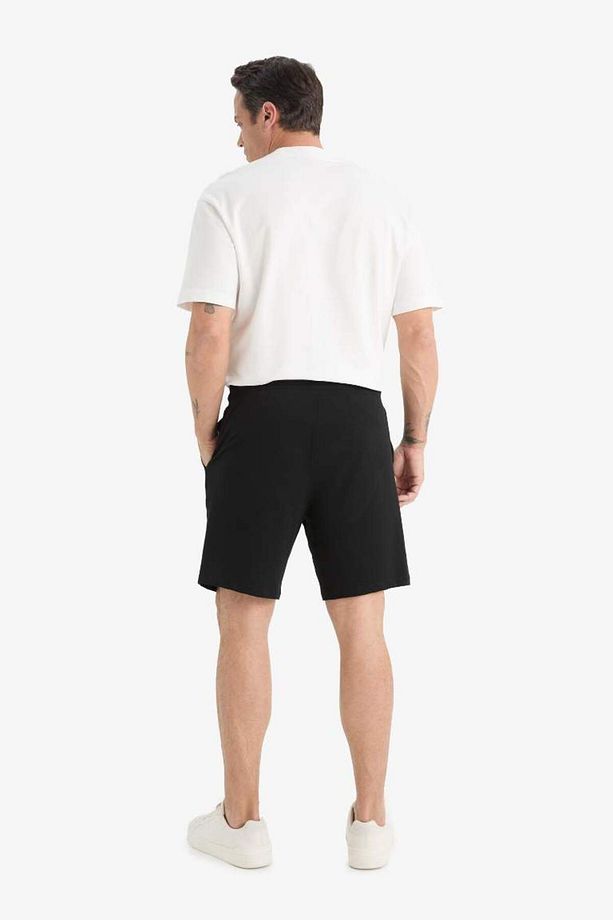 Slim Fit Dar Kesim Cepli Pamuklu Basic Düz Bermuda Şort W1105az25sp - 5