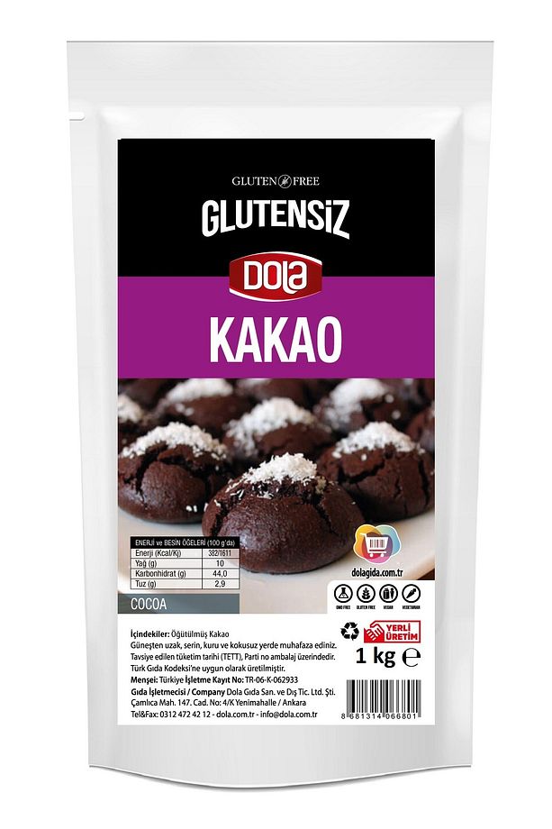 2'li Glutensiz Pasta Seti Pudra Şekeri Ve Kakao 1 Kg X 2 Adet - 2