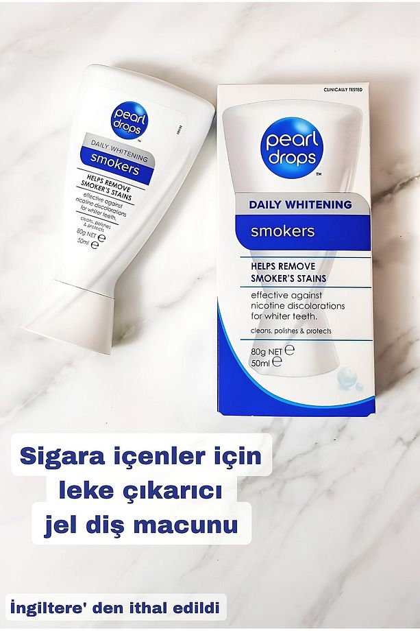 Smokers - Sigara içenler için Leke Çıkarıcı Jel Diş Macunu 50 ml - 7