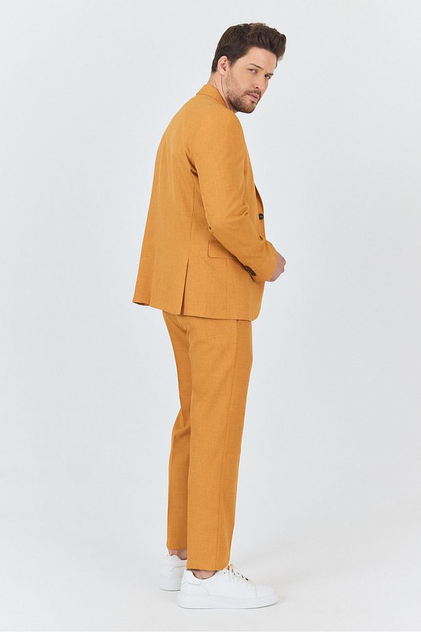 Nipoye Erkek Kiremit 2'li Slim Fit Takım Elbise - 6