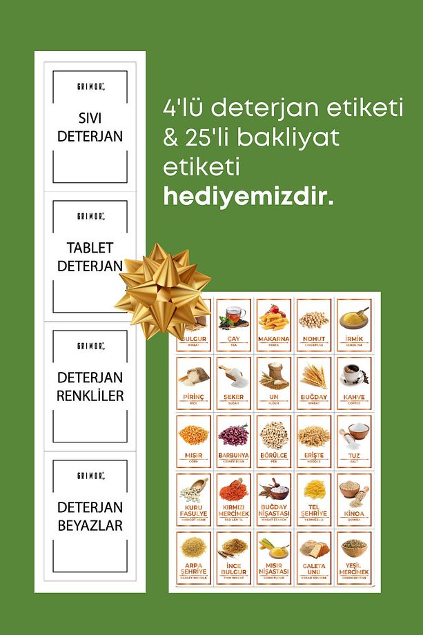 1 Adet Sızdırmaz Depolama Sıvı Toz Deterjan Erzak Saklama Kutusu-ölçekli Deterjan Kutusu 1800 ml - 5