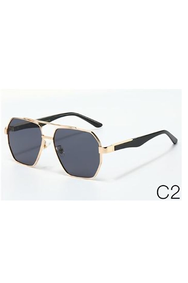 Unisex Metal Framed Uv400 Protected Sunglasses Es221