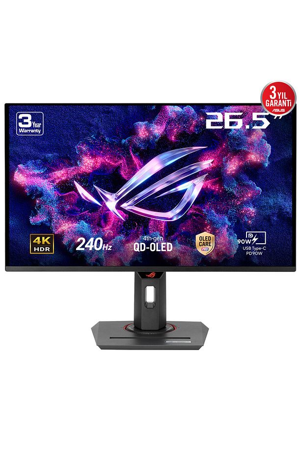 Rog Strix Xg27ucdmg 0.03 Ms 240 Hz 27" Qhd Adaptive Sync Qd-oled Pivot Gaming (OYUNCU) Monitör - 1