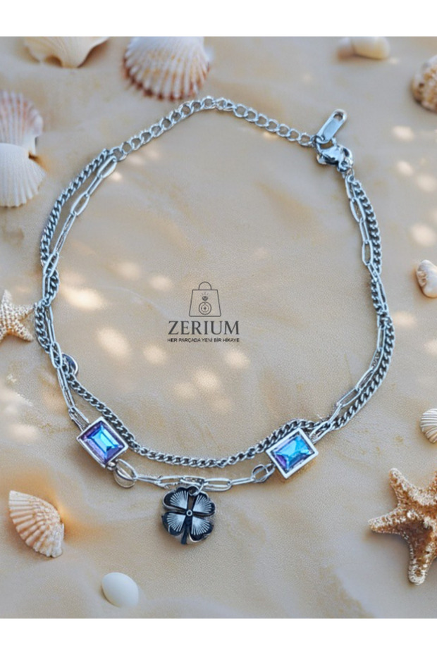 Mavi Şans Dokunuşu – Yonca Figürlü Halhal - 4