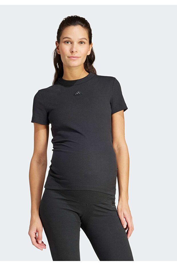 Ribbed Fitted Tişört (Hamile) - 8