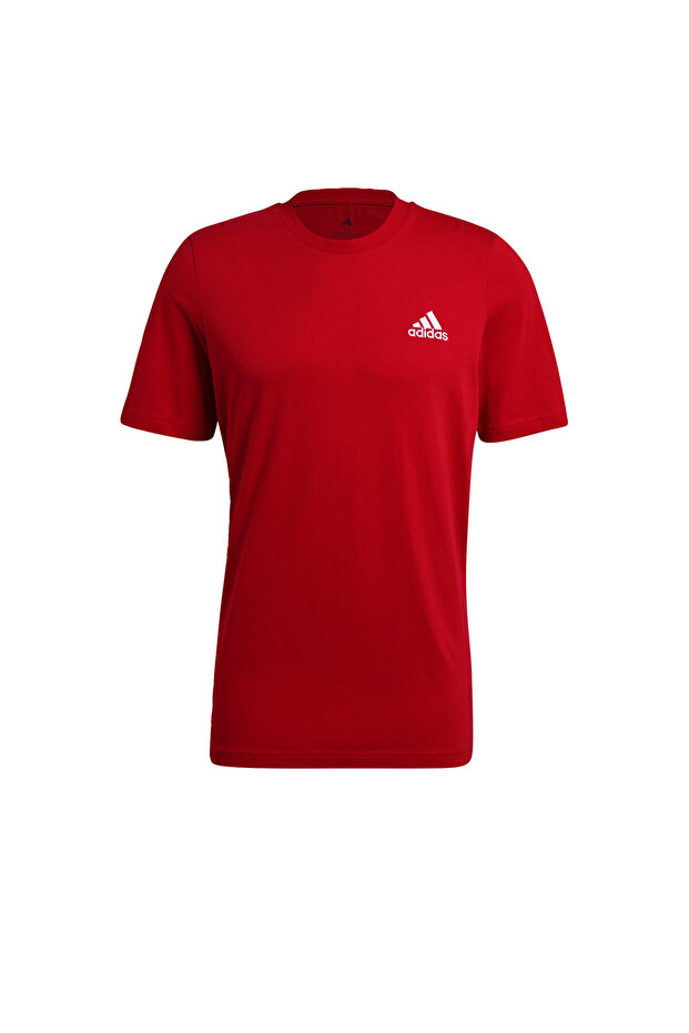 Essentials Single Jersey Embroidered Small Logo Tişört - 3