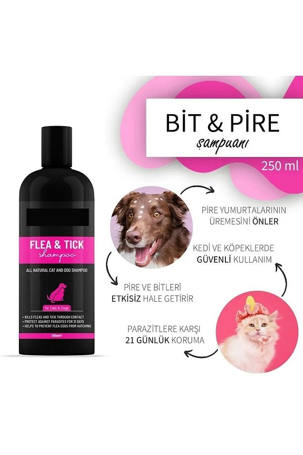 Köpek Ve Kedi Blt-Plre Bakım Seti 3'lü Set (Şampuan-Damla-Tablet) - 2