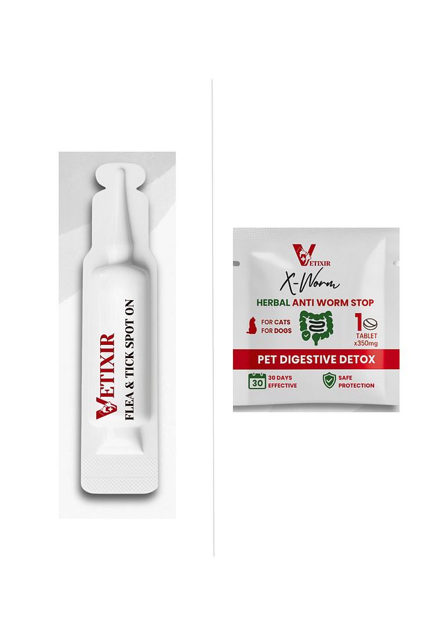Köpek Ve Kedi Blt-Plre Bakım Seti 3'lü Set (Şampuan-Damla-Tablet) - 3