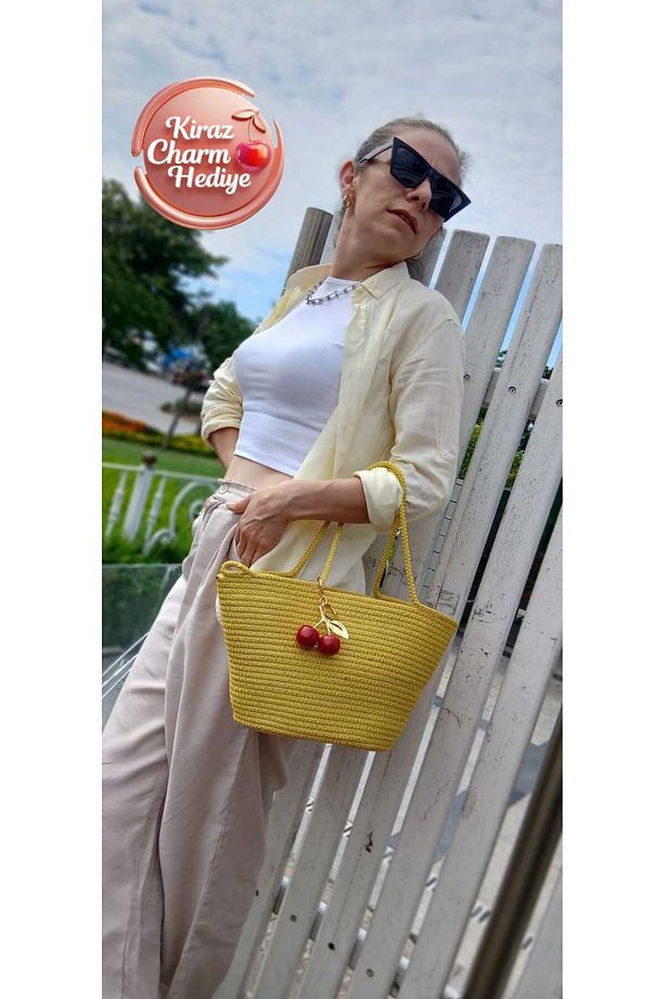 Yazın Tatlı Dokunuşu: Lemon Kiraz Charm Hediyeli Hasır ! ♥ - 1