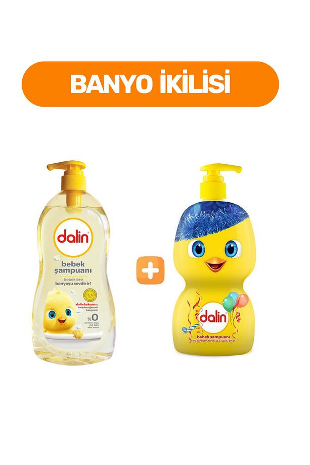 Bebek Şampuanı 400 Ml + Dalin Civciv Şampuan 500 Ml İkili Set - 1