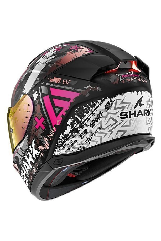 SKWAL İ3 HELLCAT GRİ PEMBE KAPALI KASK - 2