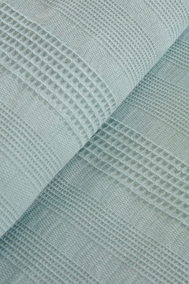 Layna Ecocell Çift Kişilik Tek Pike Mavi - 5