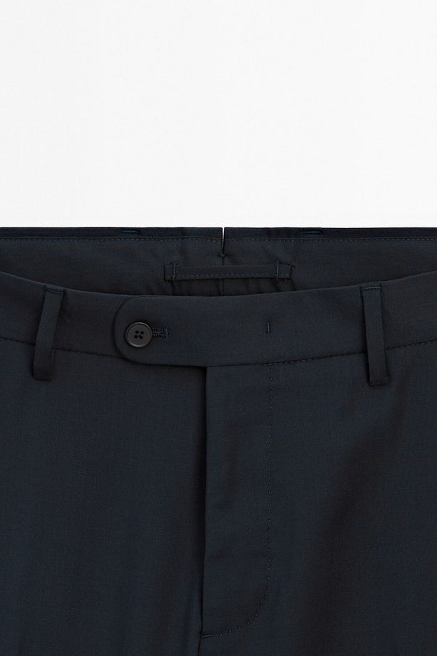 %100 yün klasik pantolon - 6