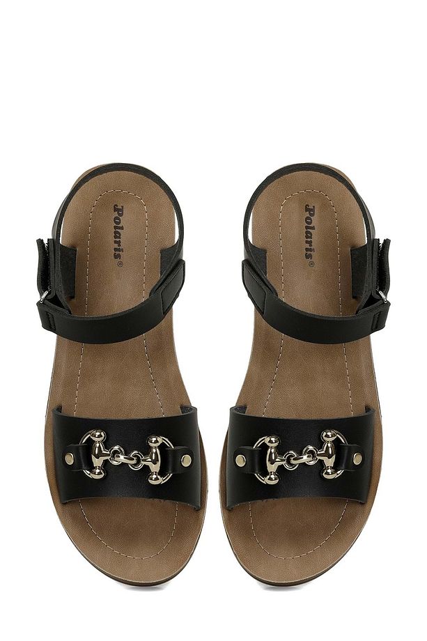 POLARİS 166929.Z5FX COMFORT KADIN SANDALET SİYAH - 4