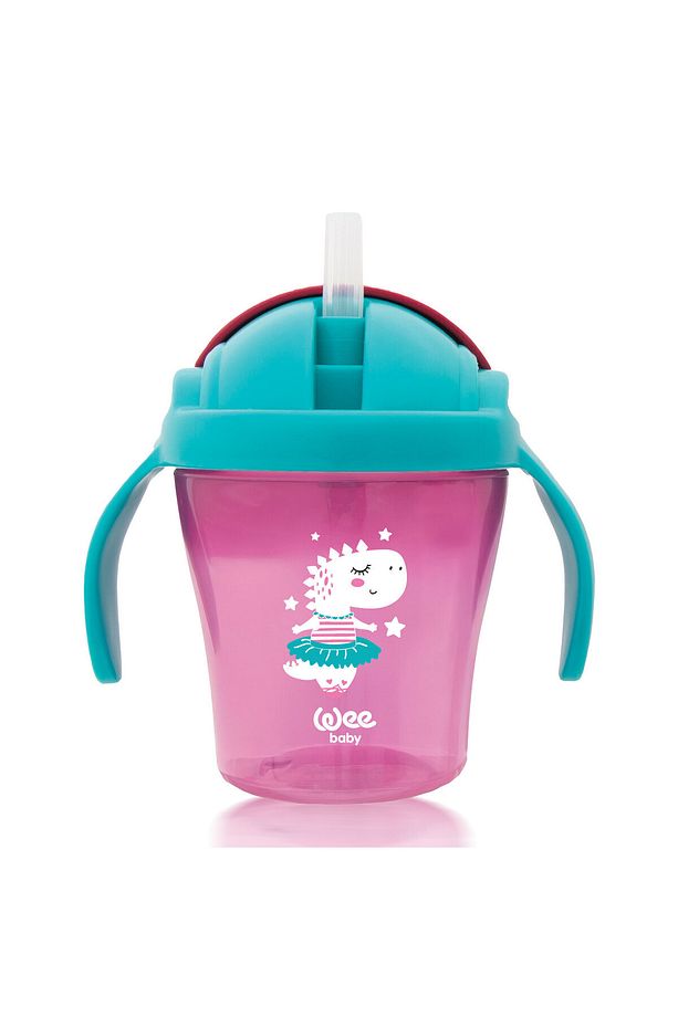Pipetli Bardak 200 ml - PEMBE - 1