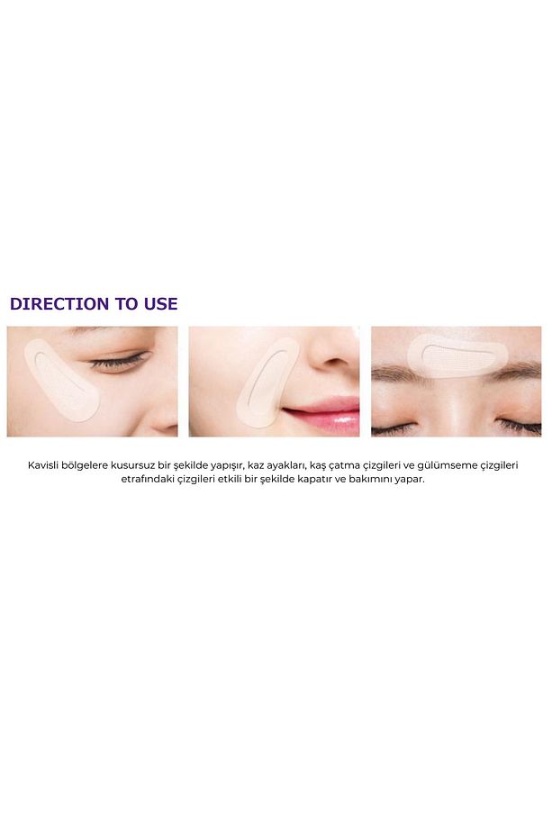 Retinol + Adenosin Mikro-İğne Teknolojili Kırışıklık Bandı 4 Adet - 7