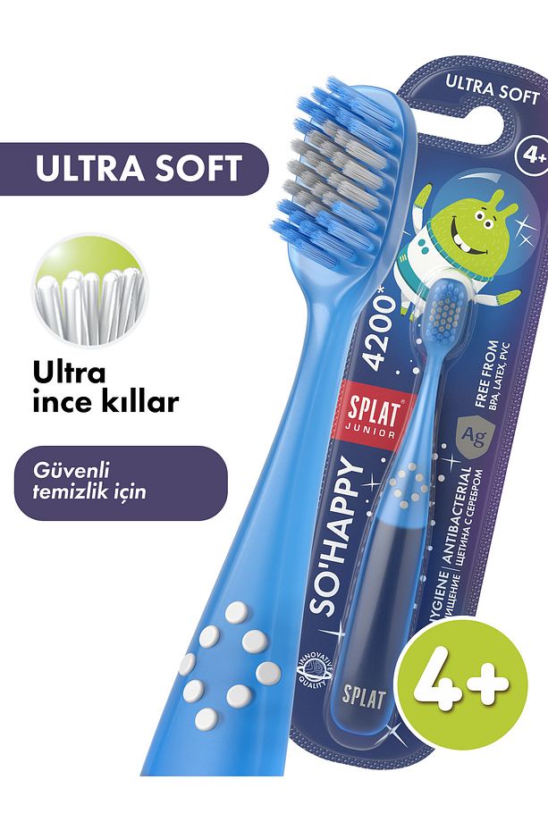 Junior So Happy 5 Yaş Soft Yumuşak Kıllar Süt Dişleri Için Özel Başlık - 2