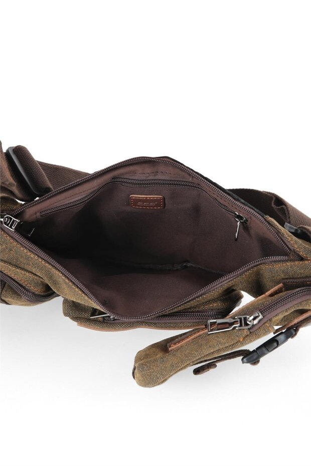 30700 Kahve Erkek Body Bag - 6