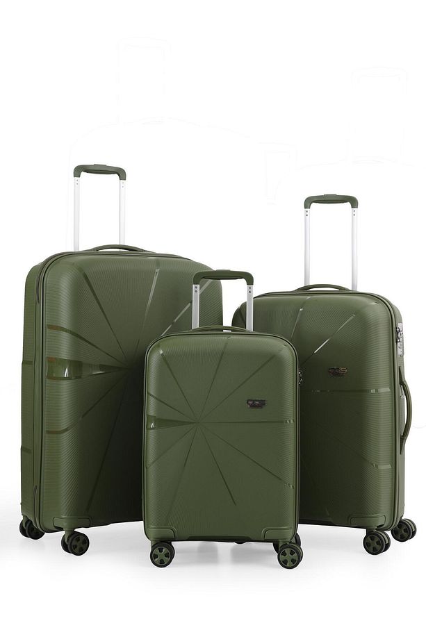 ÇÇS 5264 Polipropilen 3 lü Valiz Seti - 1