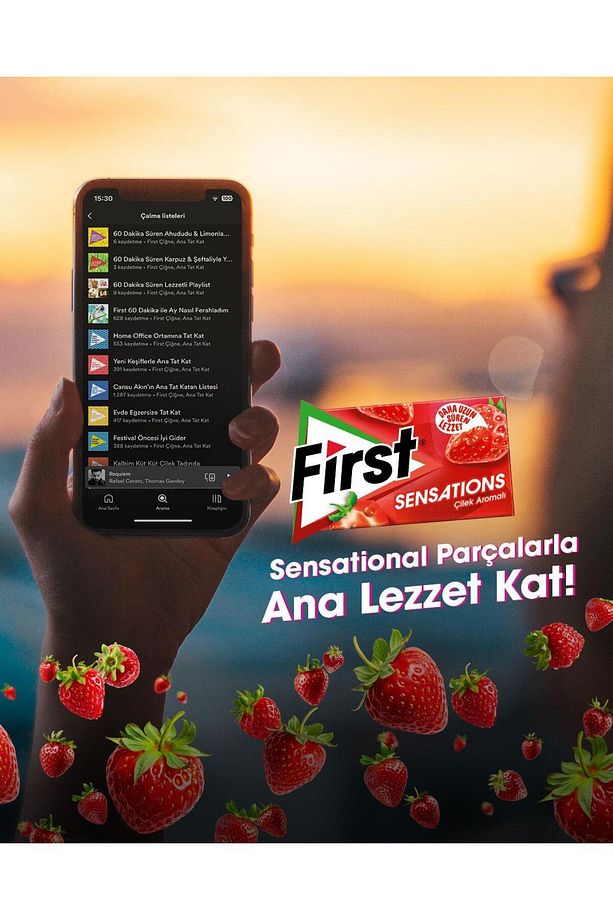 Sensations Çilek 27gr - 12 Adet - 4