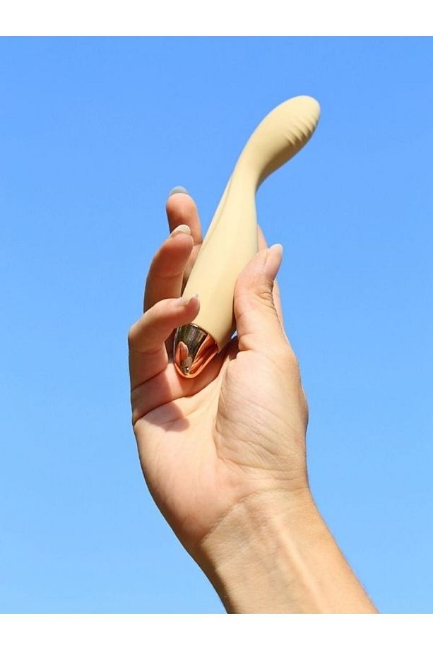Gizli Şarj Edilebilir Güçlü Titreşimli Silikon Whisper Vibratör - 3