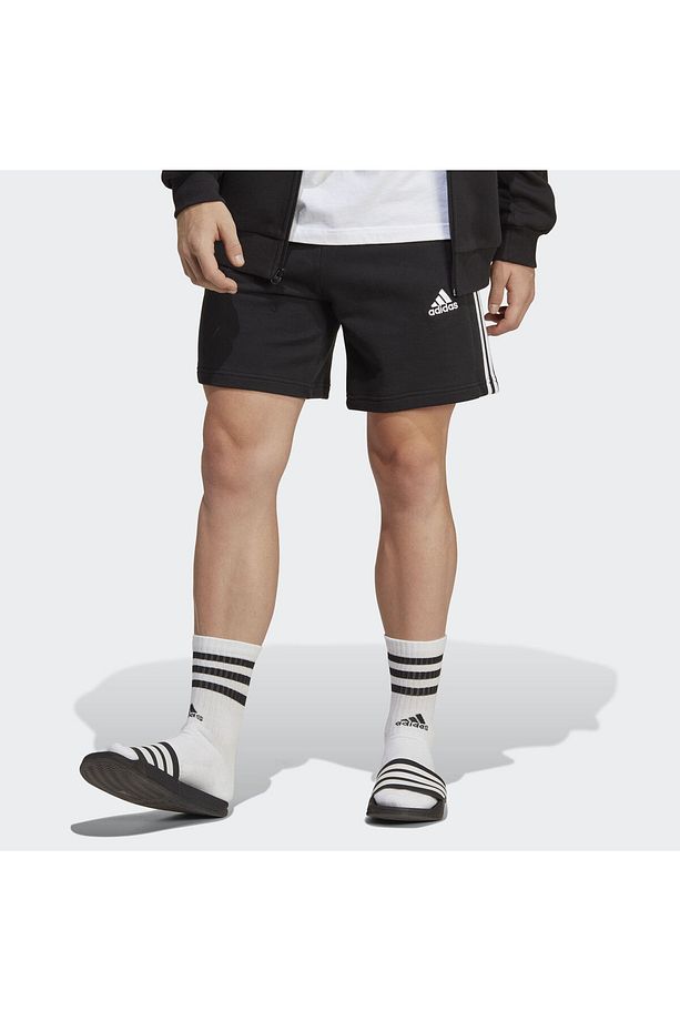 Essentials French Terry 3-Stripes Şort - 2