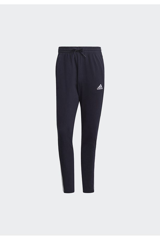 Essentials Single Jersey Tapered Open Hem 3-stripes Eşofman Altı - 4