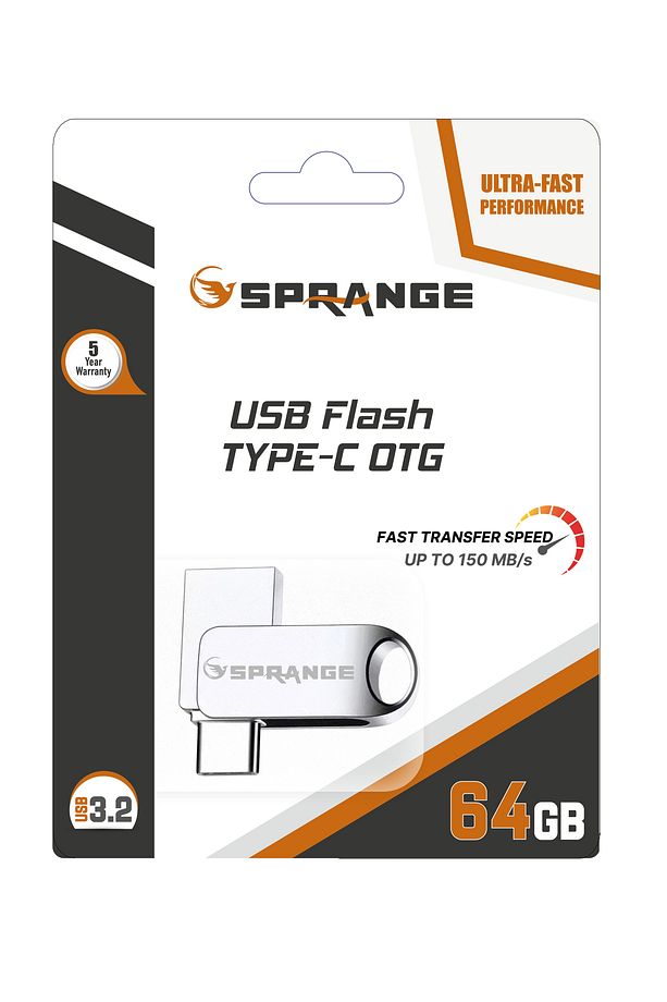 64 Gb Flash Bellek Usb 3.2 Ultra Dual Typec Otg Android Ios Pc Ve Cep Telefon Uyumlu Tak Çalıştır - 7