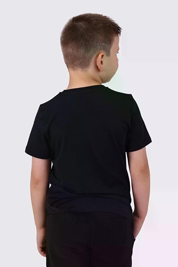 Tshirt Bisiklet Yaka Basic Genç - 4