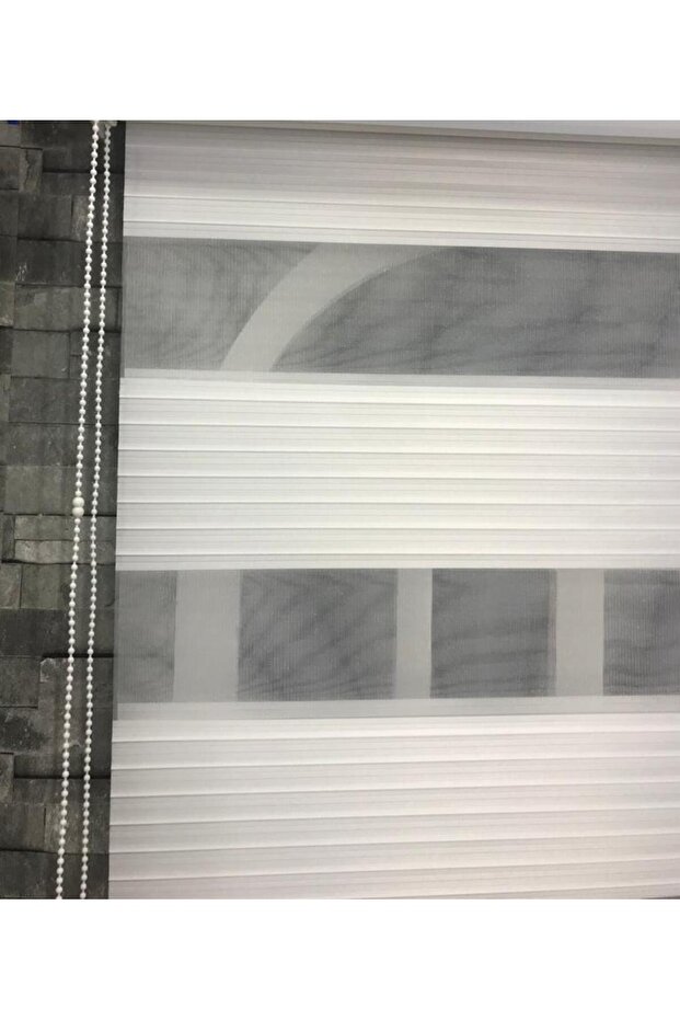 Pliseli Stor Zebra Perde Ekru STB481-D - 7