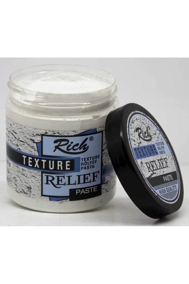 Rölyef Pasta Texture Hıgh Quality Relief Paste 350 gr Beyaz - 1