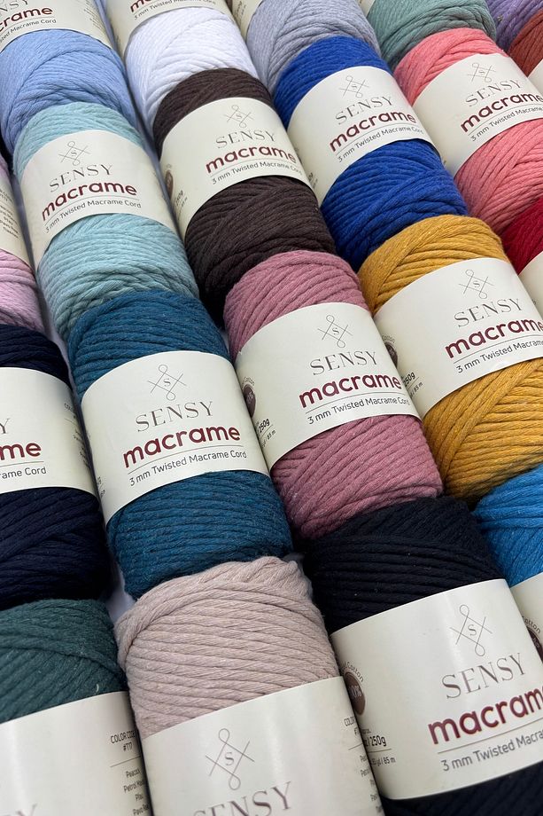 Premium Taranan Makrome Makrame Hobi Ipi Yeşil - 6